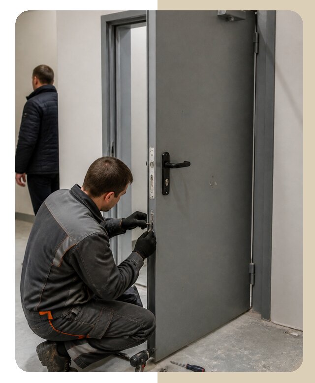 Ремонт противопожарной двери в Майкопе по цене 6571 р. | ДвериЛегко-Мкп