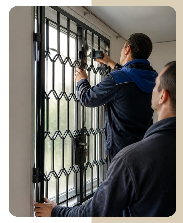 Установка распашных решеток в Майкопе цена от 6571 р. | ДвериЛегко-Мкп